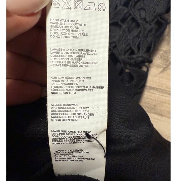 Boohoo Plus Premium Crochet Lace Strappy Midi Dress Women’s Size 18 - Picture 16 of 16